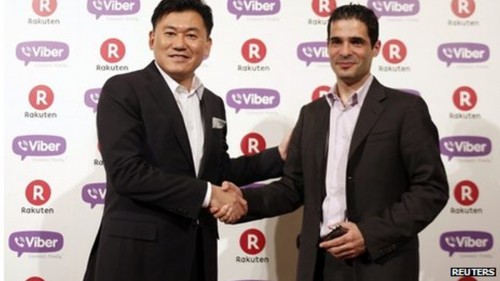 Japanese Internet company bought the famous Messenger viber....!!!